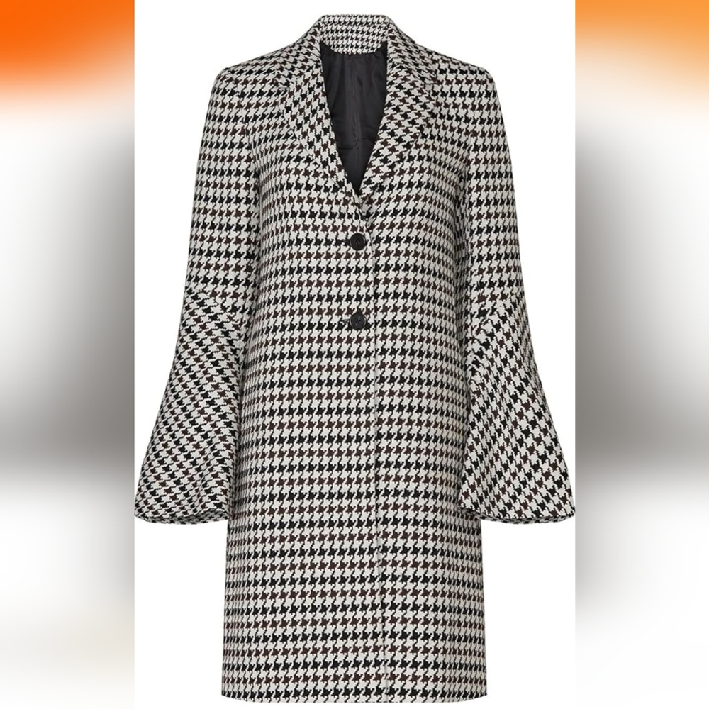Derek Lam Houndstooth Coat - Picture 2 of 16